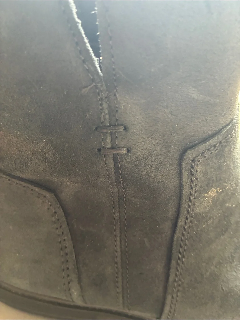 Ecco Touch Black Suede Ankle Boot